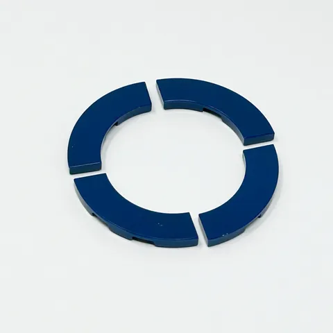 79393 LEGO Parts Tile Round Corner 3x3 Macaroni (Earth) DARK BLUE (4)