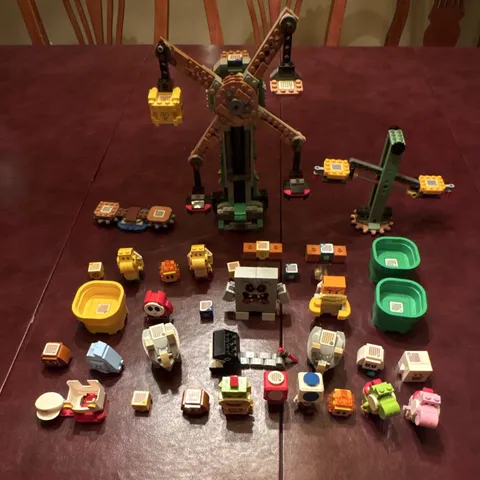 LEGO Super Mario Bulk Lot unused characters and building part sets.