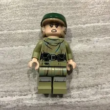 LEGO Star Wars Princess Leia Minifigure Camouflage 75353 Endor Speeder Chase