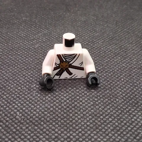 LEGO Ninjago Zane The Golden Weapons Minifigure Torso Arms Hands Njo0001 2011