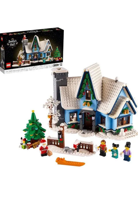 Lego 10293 Santa's Visit - LEGO BOX DAMAGED / SEALED BAGS - COMPLETE SET - READ!