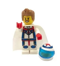 LEGO Daredevil CMF 8831 Series 7 minifigure Evil Knievel Motorcycle Stuntman