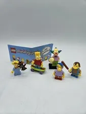 Lego Simpsons Series 1 Mini Fig Lot (5) Bart Krusty Maggie Nelson Milhouse 