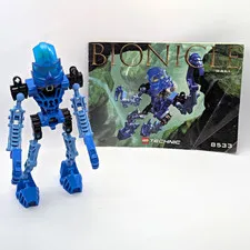 LEGO BIONICLE 8533 Gali Toa Mata 2001 Vintage Retired Complete With Manual