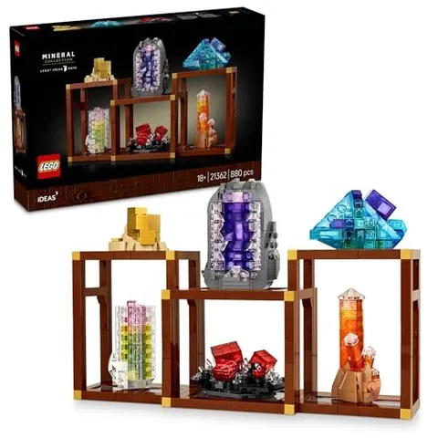 LEGO Ideas 21362 Mineral Collection 13+ collector's item Display Set