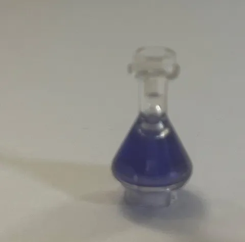 LEGO Minifigure Flask Purple Bottle Display Flask Beaker Science Wizard Potion