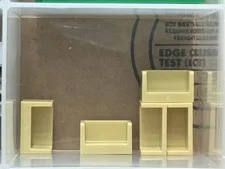 LEGO Parts - Tan Panel 1 x 2 x 1 Rounded Corners and 2 Sides - No 23969 - QTY 5