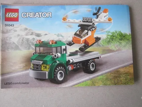 Lego Building Instructions Instruction Creator 31043 Truck and Heli