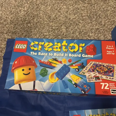 LEGO 03093 Creator The Race To Build It Board Game Looks COMPLETE RoseArt 1999