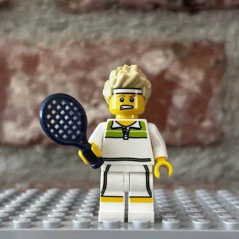 LEGO Minifigures Series 7 Tennis Ace Collectible Minifigure with Racket