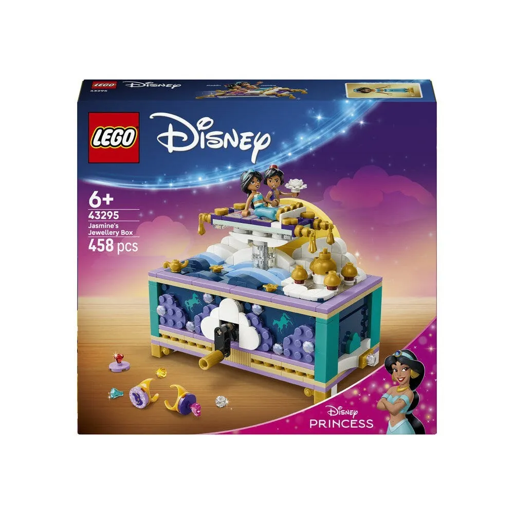 LEGO Disney 43295 Jasmine's Jewelry Box Princess Building Set 