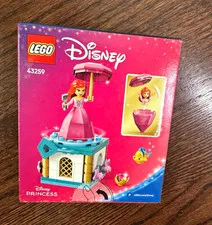 LEGO Disney Princess 43259 Twirling Ariel Rotating Set 93 pcs Age 5+ Box