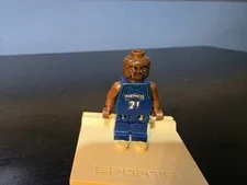 LEGO NBA 2003 Kevin Garnett Timberwolves #21 Minifigure Blue Jersey
