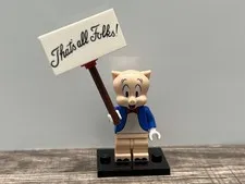 LEGO Looney Tunes Porky Pig Minifigure 71030-12 COLLT12 Genuine 2021