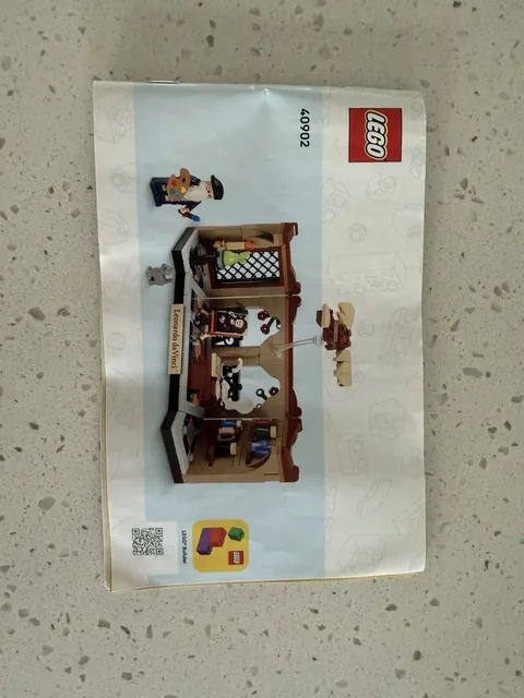 40902 LEGO INSTRUCTION BOOK ONLY Tribute to Leonardo da Vinci