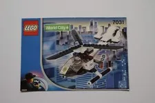 LEGO® World City 7031 Police Helicopter Instruction Manual Only!
