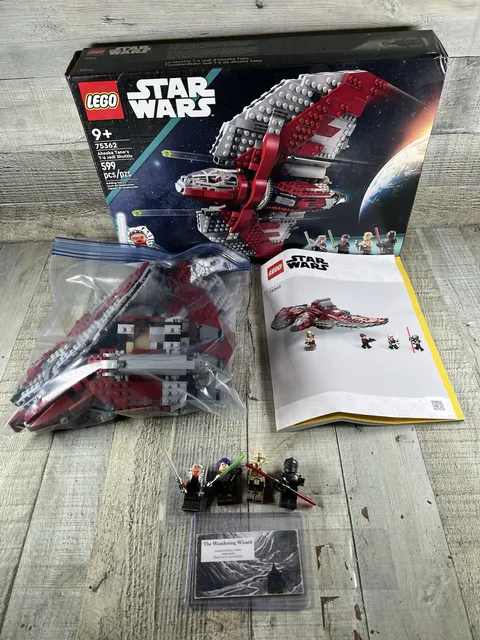 LEGO Star Wars: Ahsoka Tano’s T-6 Jedi Shuttle (75362) 99.9% Complete W/Figures
