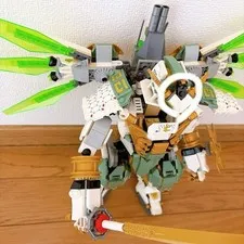 LEGO NINJAGO Lloyd's Titan Mech 70676 Figurines W/Manual Incomplete No Box Used