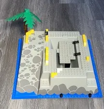LEGO Baseplate Raised 2552 From 6276 Eldorado Fortress & 6277 Imperial Post