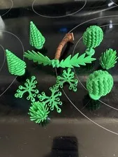 LEGO Vintage Trees Plants Lot 10 Pirate Palm Cypress Pine Bush Landscape Foliage