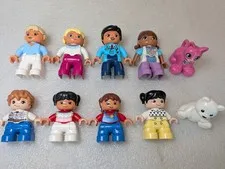 Lego Duplo People Figures Female Women Girls Mom Lot 10 Pc Doc McStuffins