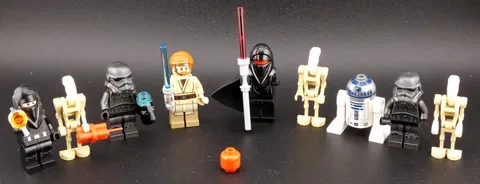 Lego Star Wars Minifigure Lot Obi-Wan Kenobi, Shadow Stormtrooper, R2-D2 ++