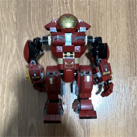 LEGO Marvel Iron Man Hulkbuster Smash-Up 76247 Custom Printed 385pc Red