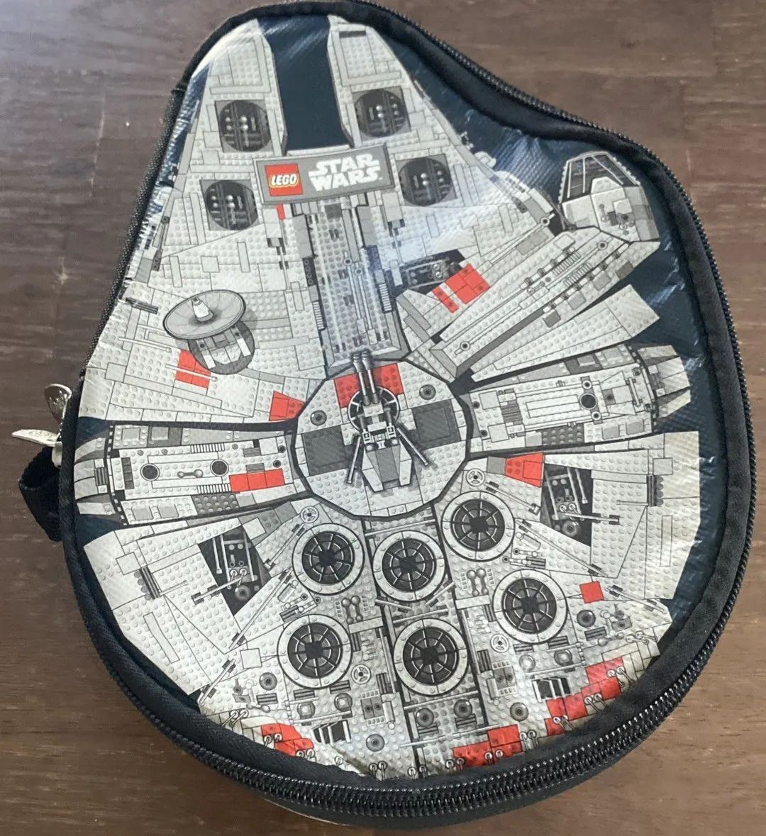Lego Millennium Falcon Carry Case With Handle Zip Up 2011 Lucasfilms Star Wars 