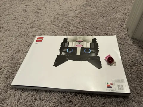 Lego 21349 Ideas Tuxedo Cat Instruction Manual ONLY plus Open-Mouth Option Parts