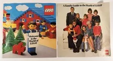 Vintage LEGO Catalog Lot 2 1976 Idea Book Enviro Models Preschool Sets