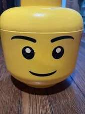 Lego Storage Head Large Store Case Yellow Big Container #4032
