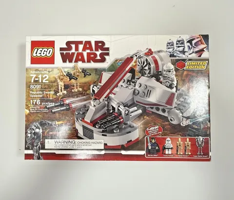 LEGO Star Wars Republic Swamp Speeder 8091 Revenge of the Sith Felucia Sealed
