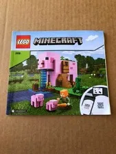 LEGO Minecraft 21170 Pig House Manual - Manual Only / No LEGO Set