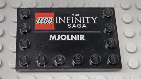 LEGO Marvel Mjolnir Printed Part Avengers 76209 Thor's Hammer Infinity War