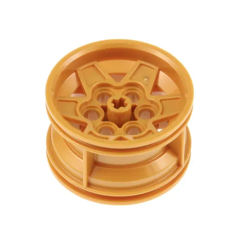 1x LEGO Technic Wheel Felge 43.2x26 Pearl Gold 6 Pin Holes 6326764 51488 56908