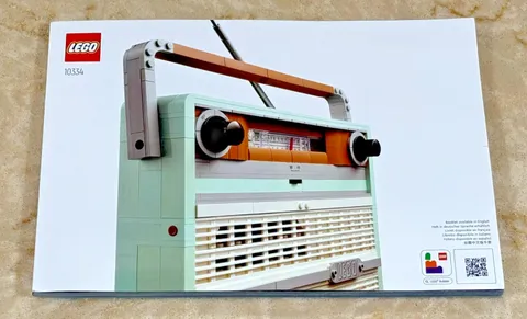 LEGO Icons 10334 Retro Radio Instruction Manual Booklet ONLY