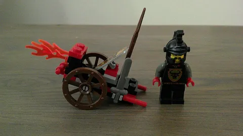 LEGO Castle: Axe Cart (4806) Complete w Minifigures No Instructions