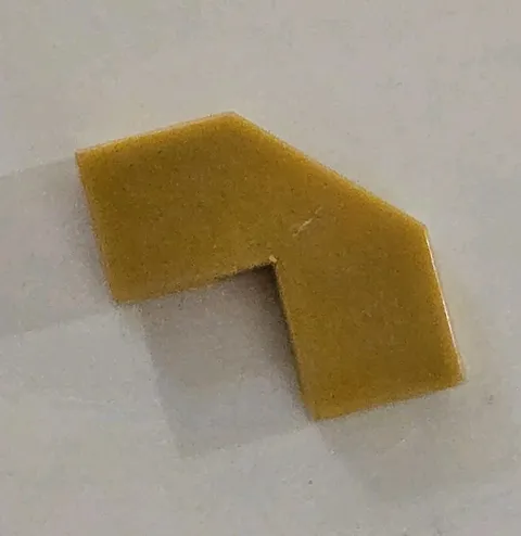 LEGO Parts - Pearl Gold Tile, Modified Facet 2 x 2 - No 27263