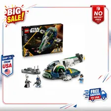 LEGO Star Wars: Attack of The Clones Jango Fett's Starship Building Toy , 75433