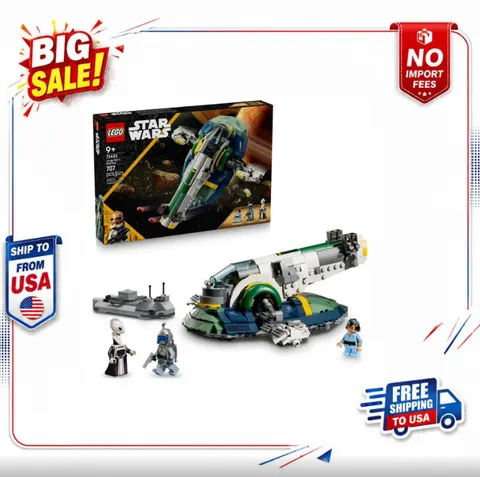 LEGO Star Wars: Attack of The Clones Jango Fett's Starship Building Toy , 75433