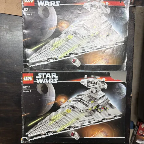 LEGO STAR WARS 6211 Both instruction booklets Authentic Rare and Vintage