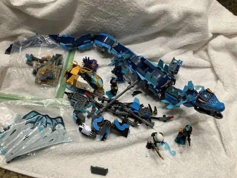 LEGO NINJAGO: Water Dragon (71754) - Incomplete W/ Minifigures