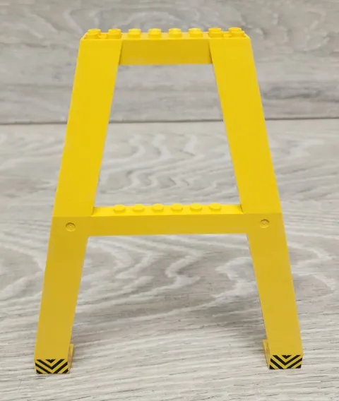 Lego 2635 Yellow Support Crane Stand Double Train Set Replacement Part Piece