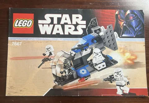 Vintage LEGO Instruction Manual Star Wars 7667
