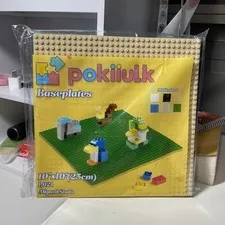 Pokiiulk 9 Pack Baseplates 10"x10" Compatible FITS  Lego Brick