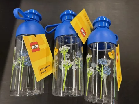 3X New LEGO® Botanicals: Wildflowers - Hydration Bottles