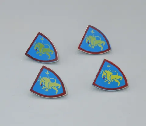 LEGO #14 standing lion king 4 shields minifigures Castle 6080 6081 1480 6017