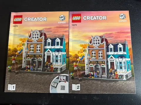 LEGO Creator Expert Bookshop 10270 Instruction Manual Set Only