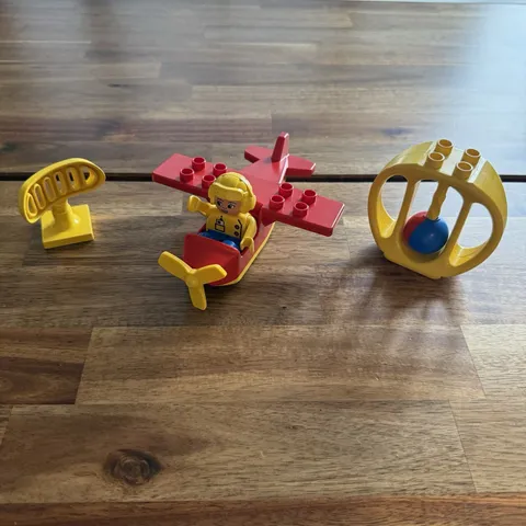 VTG Lego Duplo Bertie & Little Red Plane 2676 INCOMPLETE SOLD AS IS RARE