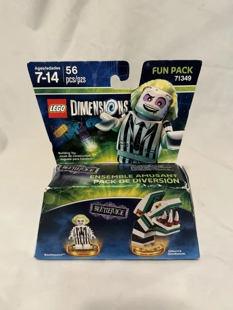 LEGO Dimensions Beetlejuice Fun Pack 71349 Saturns Sandworm 3-in-1 New Sealed